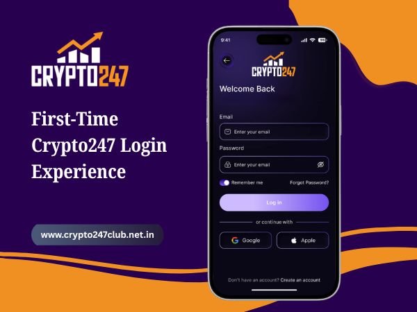 First-Time Crypto247 Login Experience